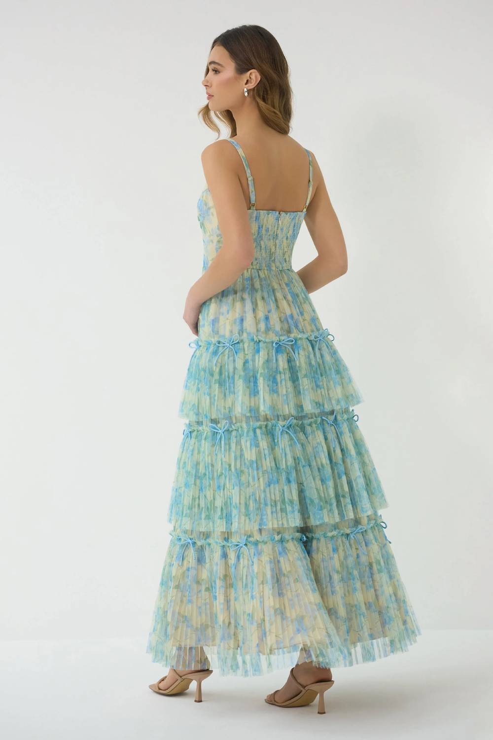 Hutch - Madi Tiered Tulle Maxi Gown