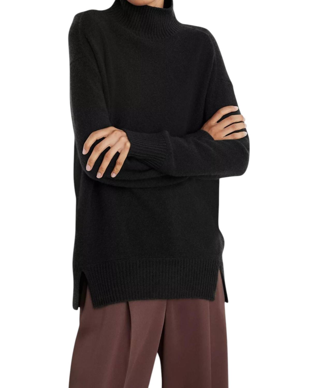 Vince - Turtleneck Side Slit Sweater
