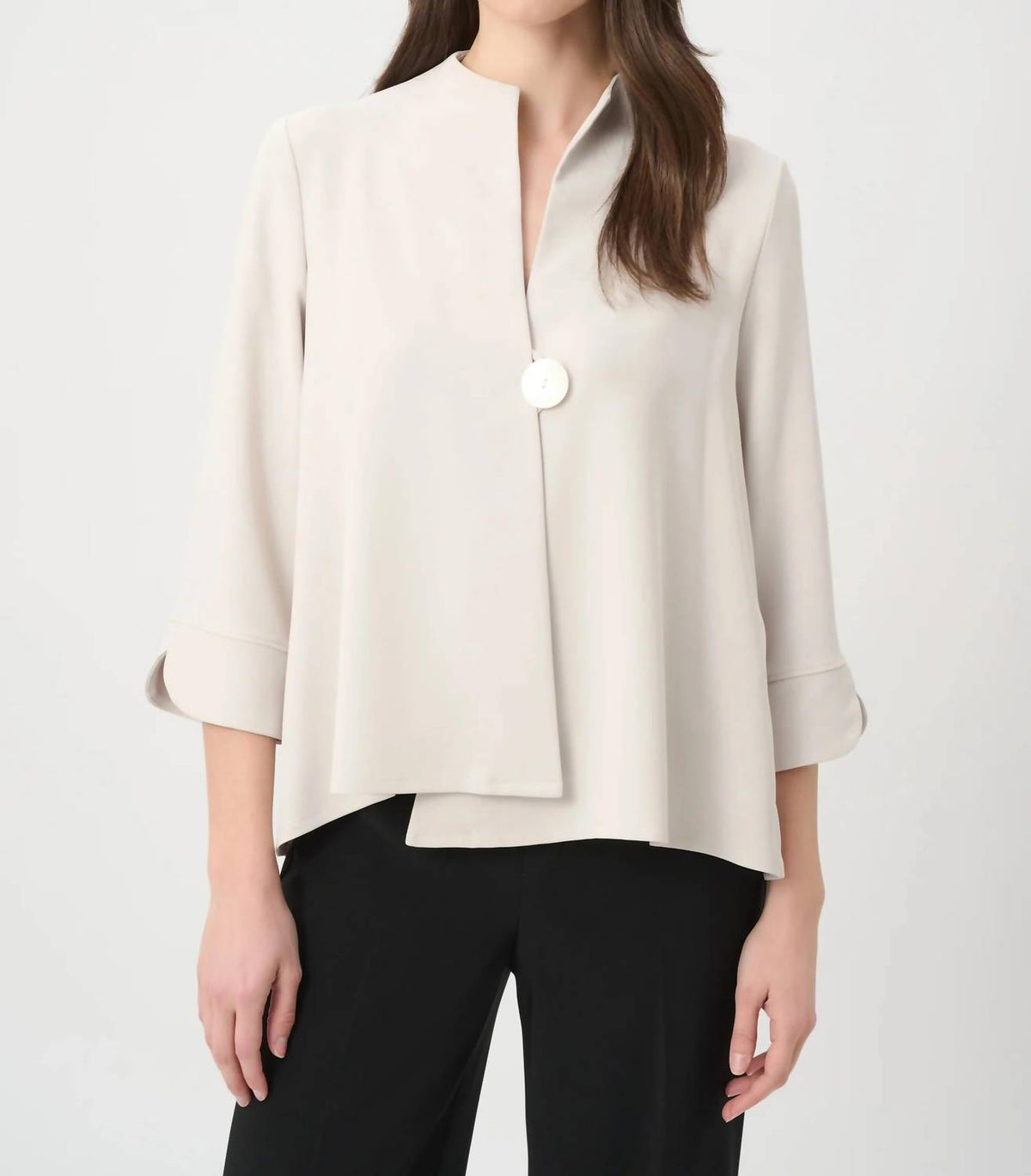 Joseph Ribkoff - Statement Button 3/4 Sleeves Swing Jacket