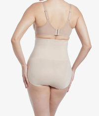 Miraclesuit Shape Away Hi-waist Brief in nude - women's intimate - alternate view