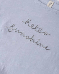 Rylee + Cru - Girls Hello Sunshine Cropped Cinch Tee/smocked Mini Skirt