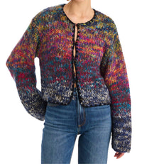 ALLISON NEW YORK Dora Cardigan in rainbow - women's cardigan