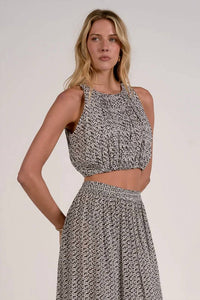 Elan - Elastic Bottom Halter Top
