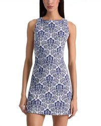 Alice + Olivia - Eva Structured Pouf Mini Dress