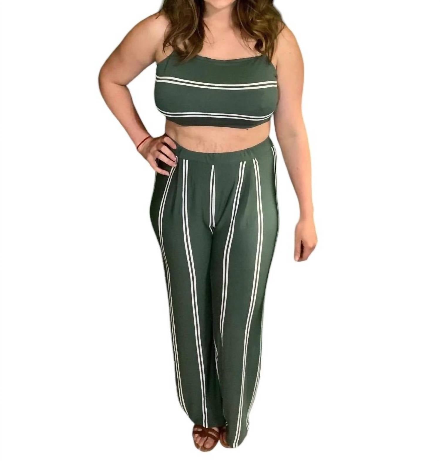 Hyfve - Pinstripe Pants Set