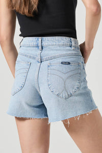 ROLLA'S Original High Waist Short in sunshine blue - women's shorts - detail view