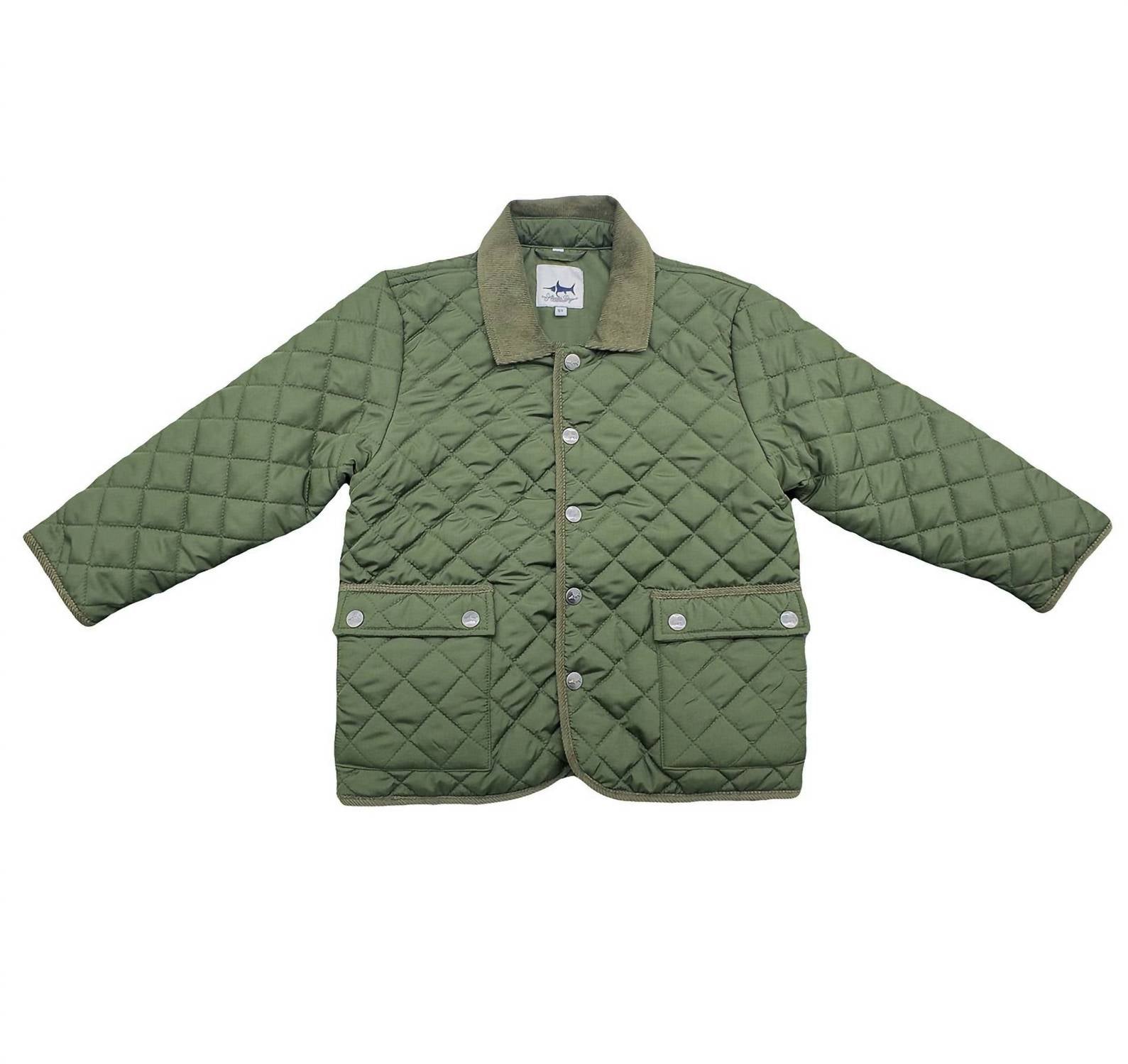 Saltwater Boys Co. Boy's Derby Field Jacket in green - item