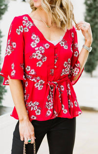 Cupcakes And Cashmere - Tipton Wrap Blouse