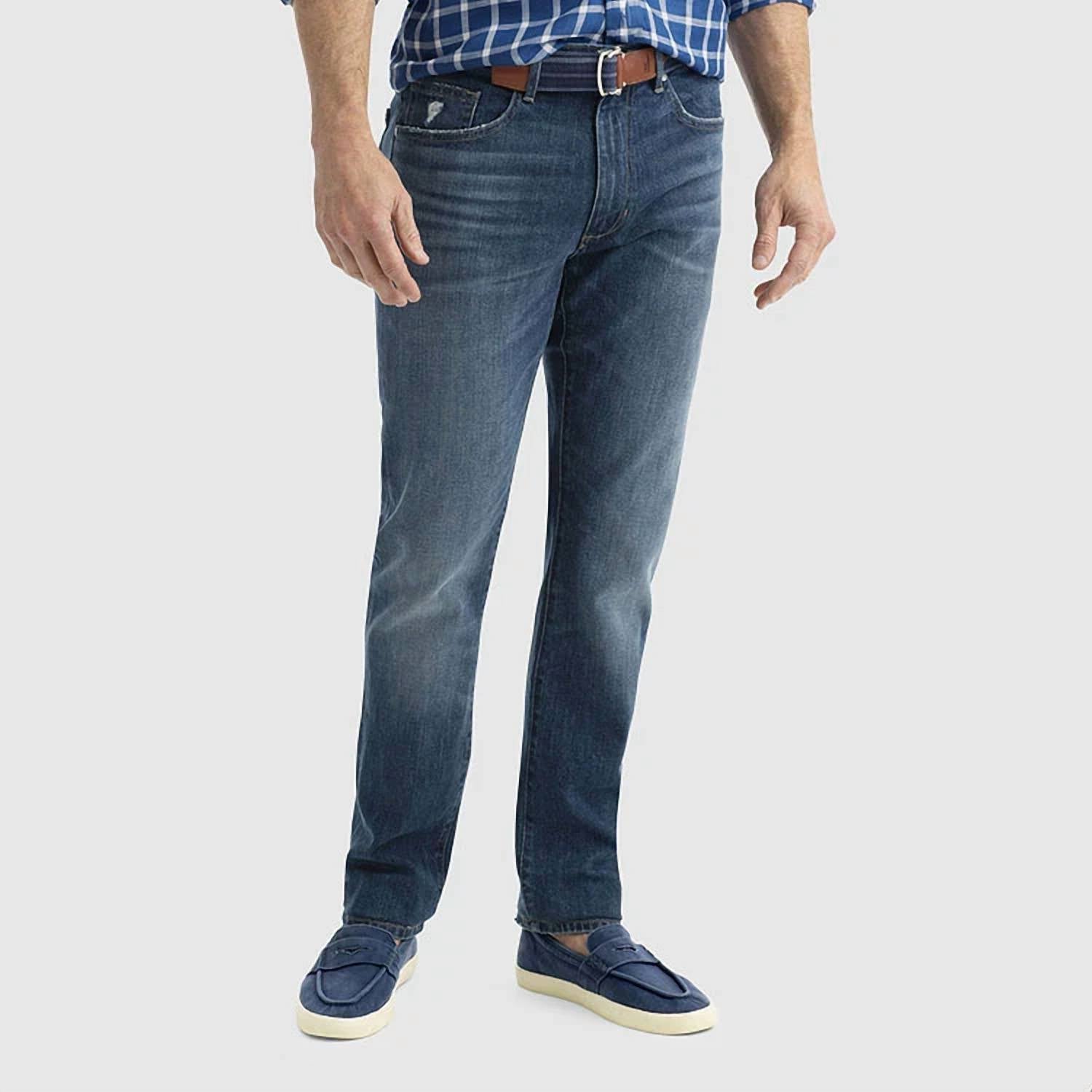 JOHNNIE-O Dos Stretch Cotton Denim Jean - 32" in noon - men's jeans