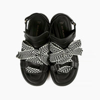 ALL BLACK Women's Bowlace Sandals in black - women's sandal - alternate view