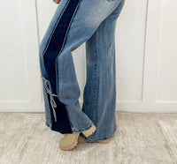 Saige Denim - Myah Tummy Control High-rise Wide Leg Jeans