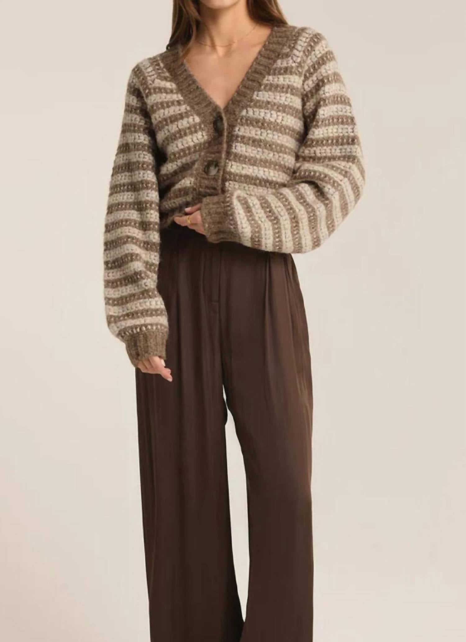 Z Supply - Este Metallic Stripe Cardigan
