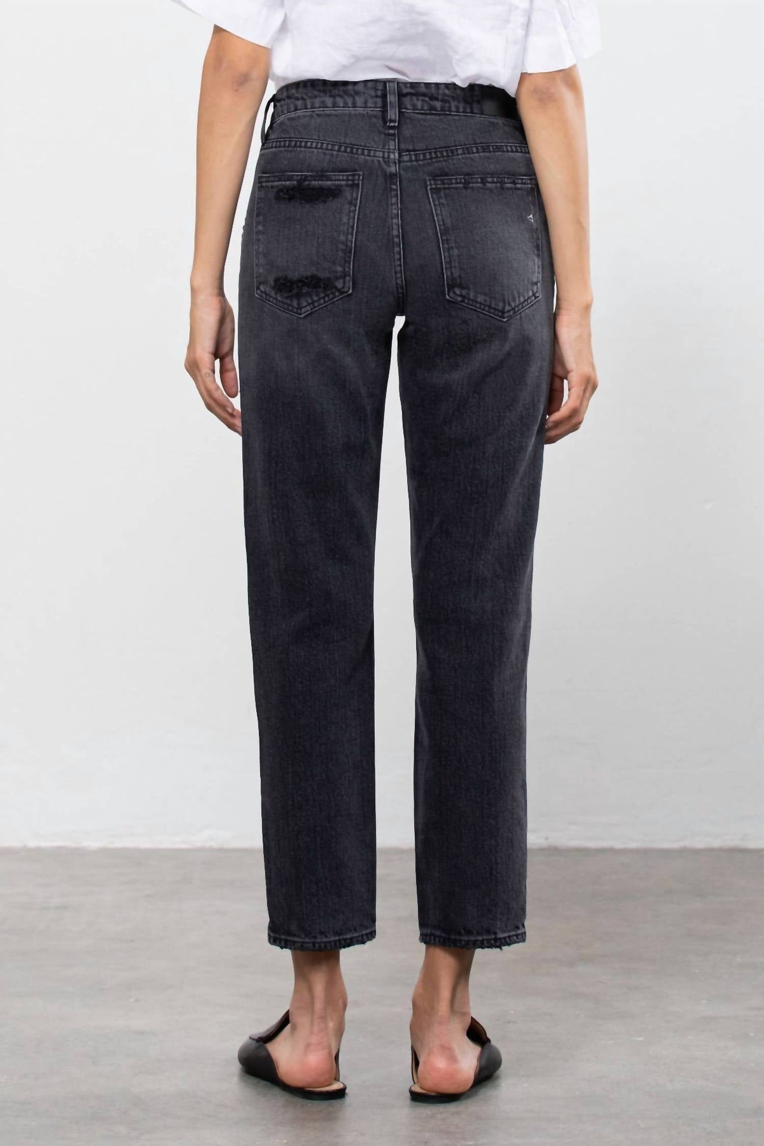 Hidden - Bailey Distressed Straight Leg Jeans
