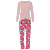 Kickee - Long Sleeve Tee & Pajama Pants Set