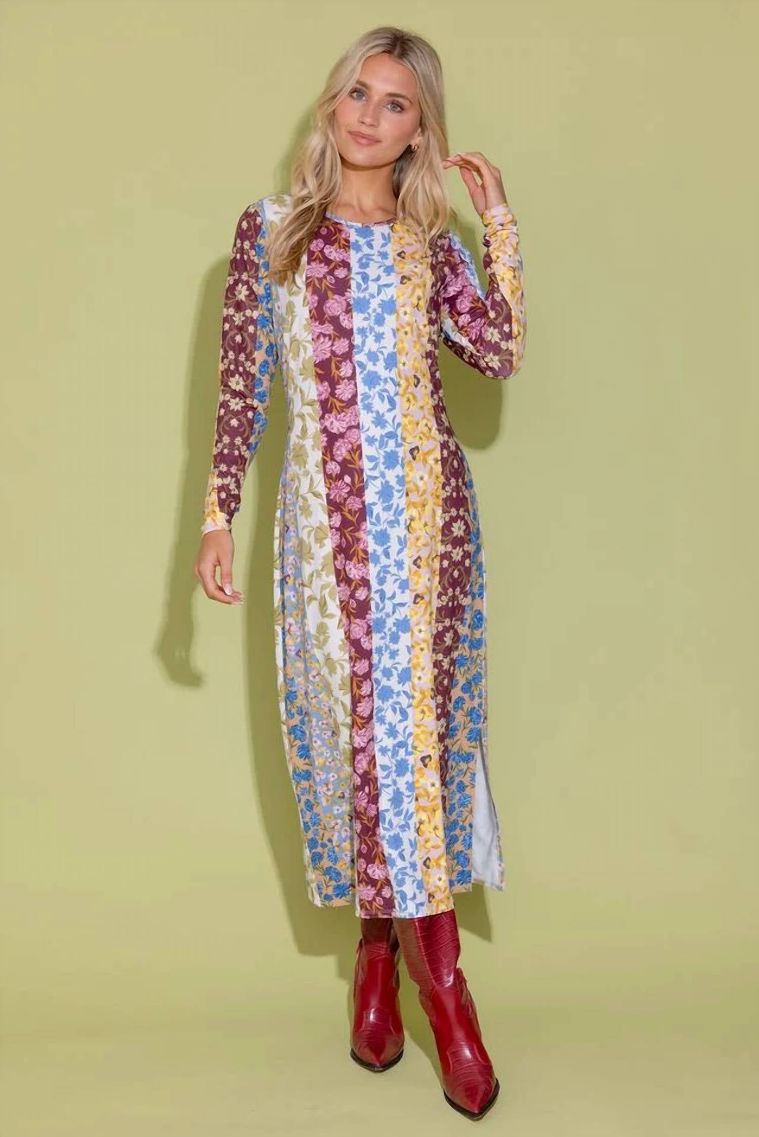 Alden Adair - Dorit Long Sleeve Midi Dress