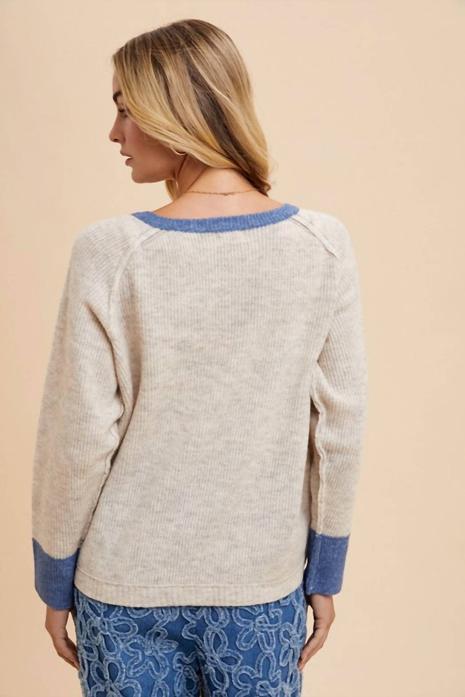 Anniewear - Rae Loose Fit Ribbed Cardigan
