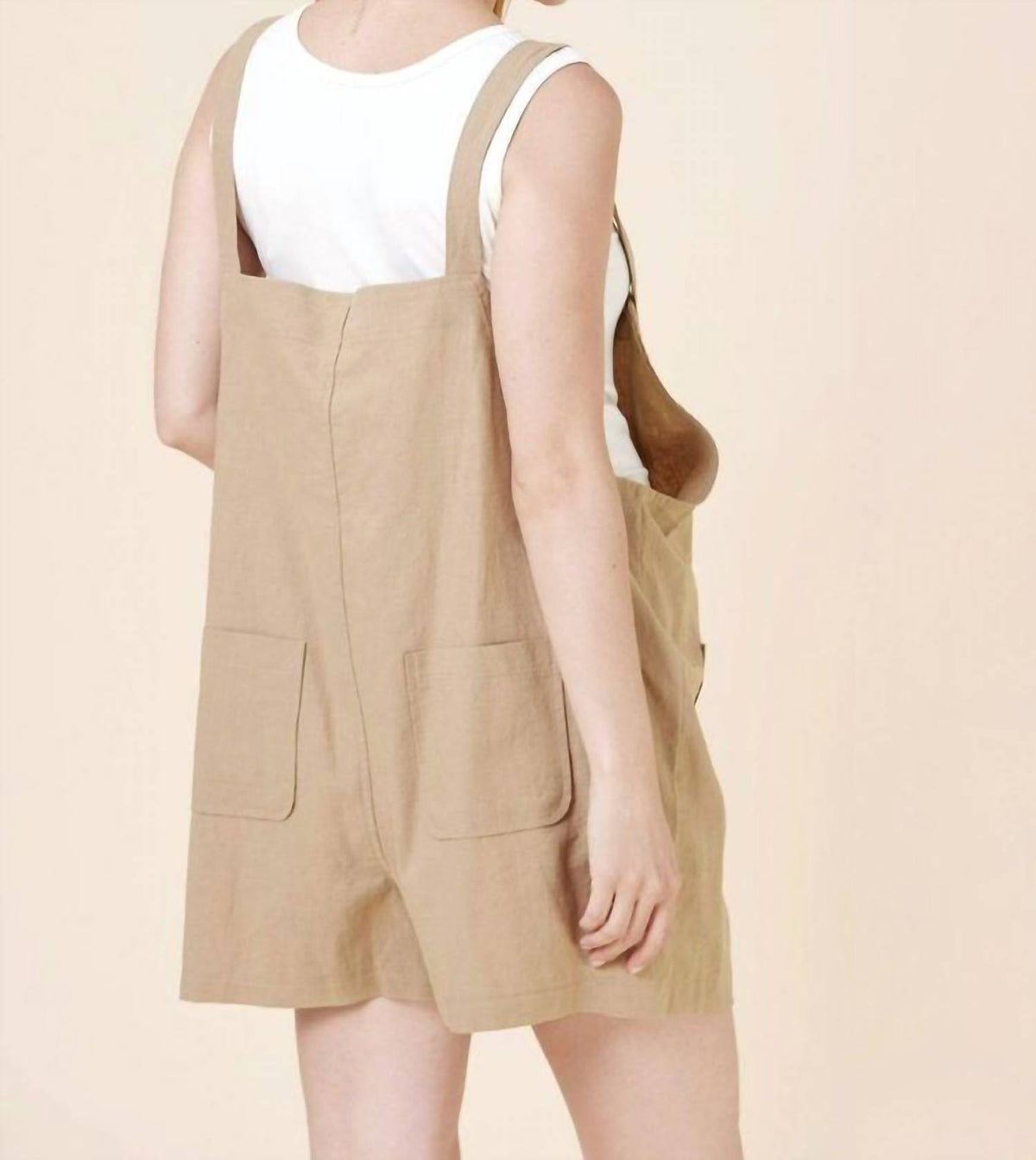 Liv Maternity - Linen Overalls Romper