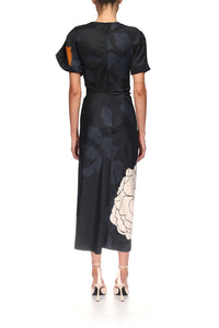 Victoria Beckham - Split Hem Detail Midi Dress