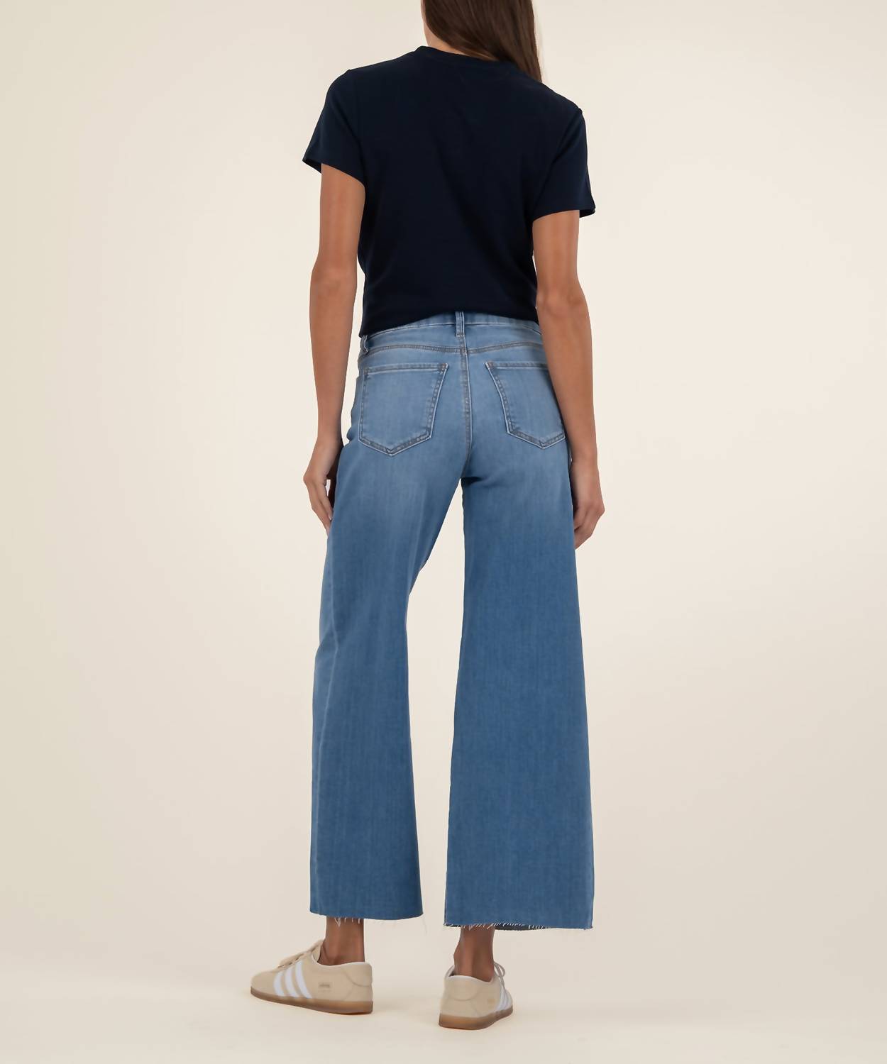 Kut From The Kloth - Meg High Rise Wide Leg Front Pleat Jeans
