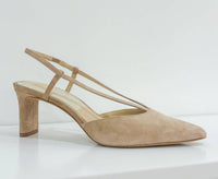 Dolce Vita Women's Ginay Suede Slingback Pumps in camel - women's heels