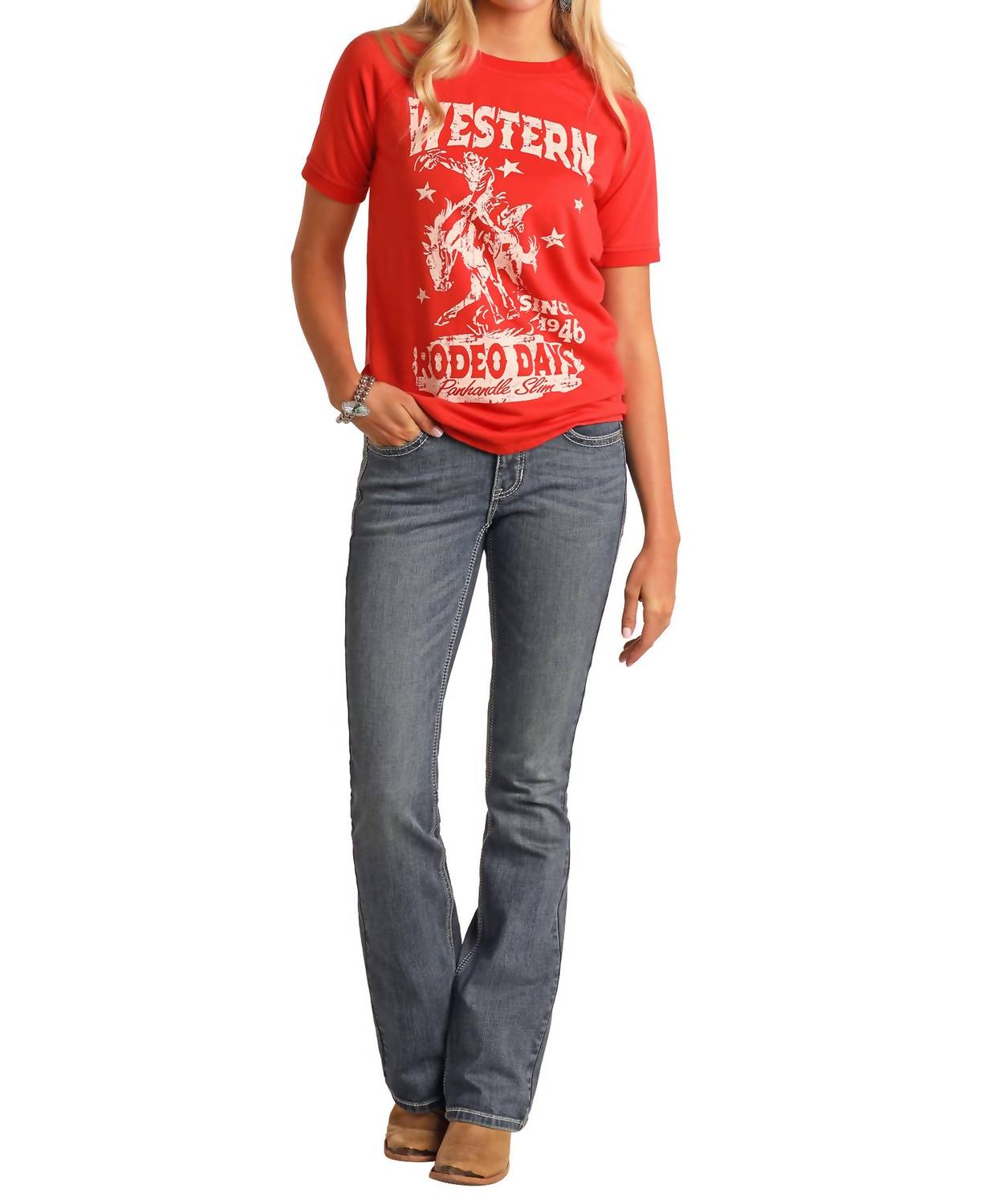 Rock & Roll Denim - 3/4 Boxy Graphic Tee