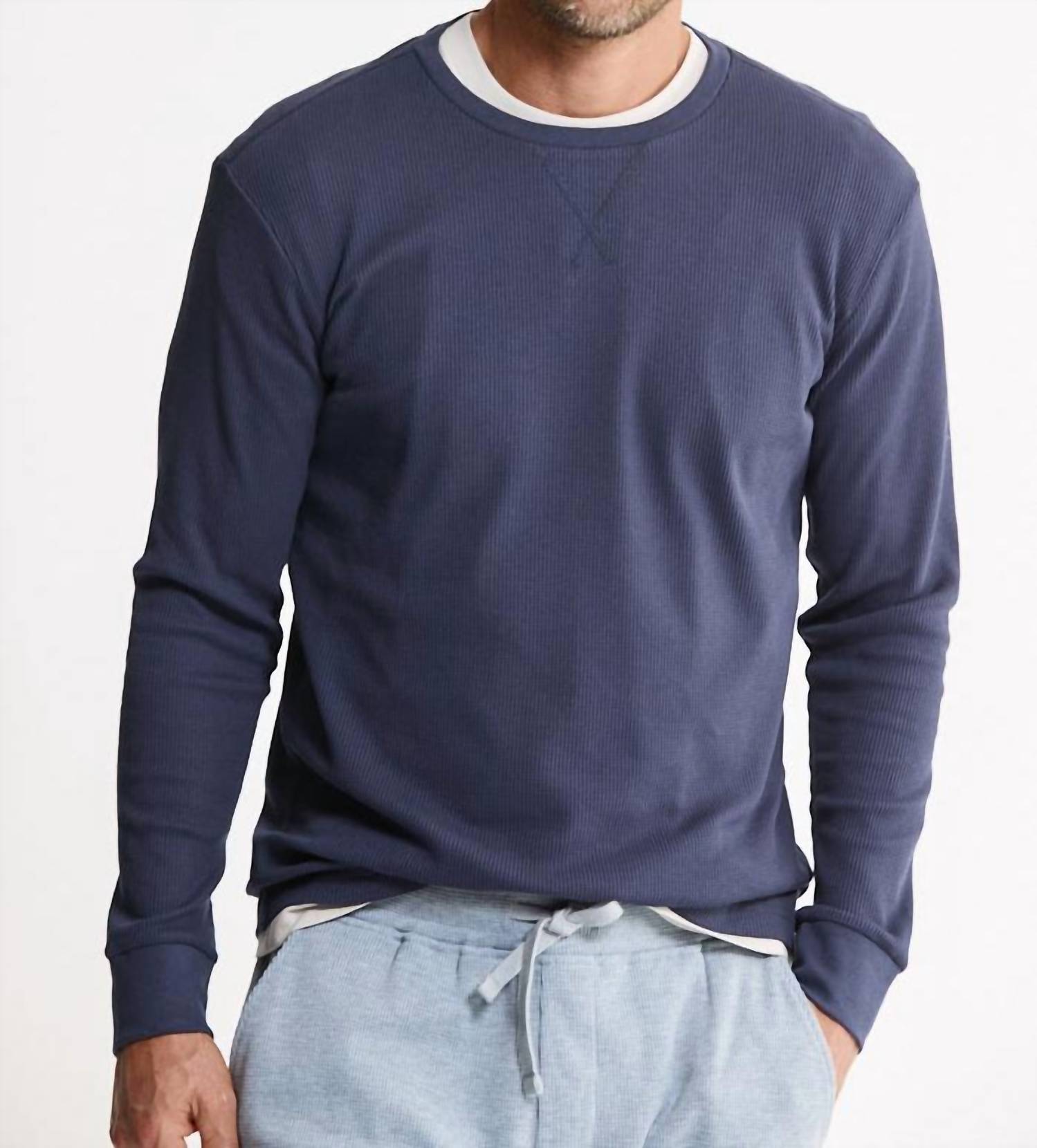 Jachs New York - Heritage Flannel Shirt and Thermal Crewneck Set - 2-Pack