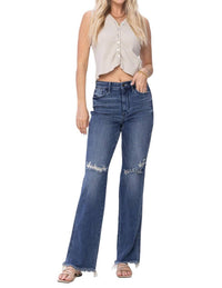 Judy Blue - Knee Destroy Straight Jeans