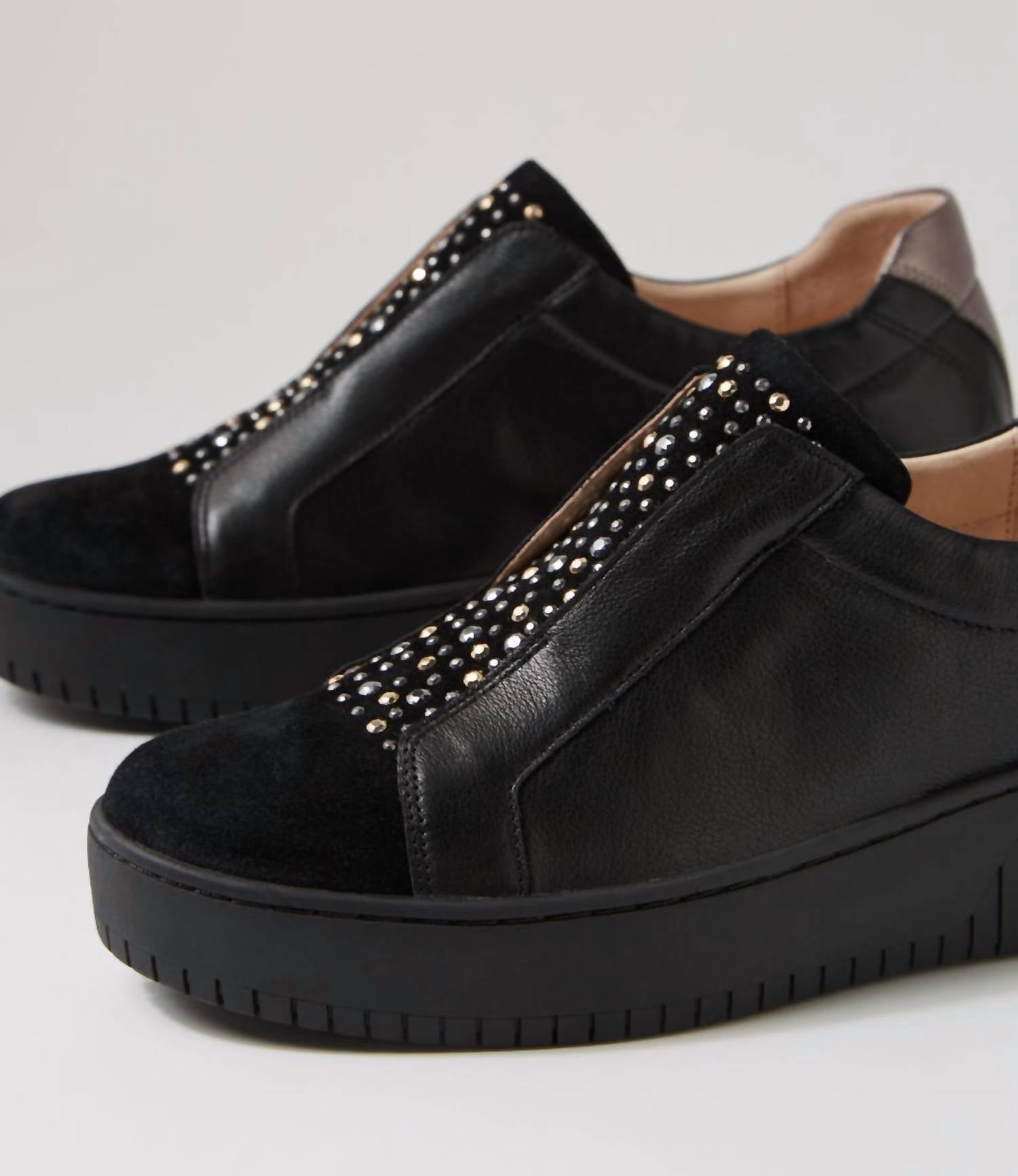 Django & Juliette - Women's Kangie Leather Sneakers