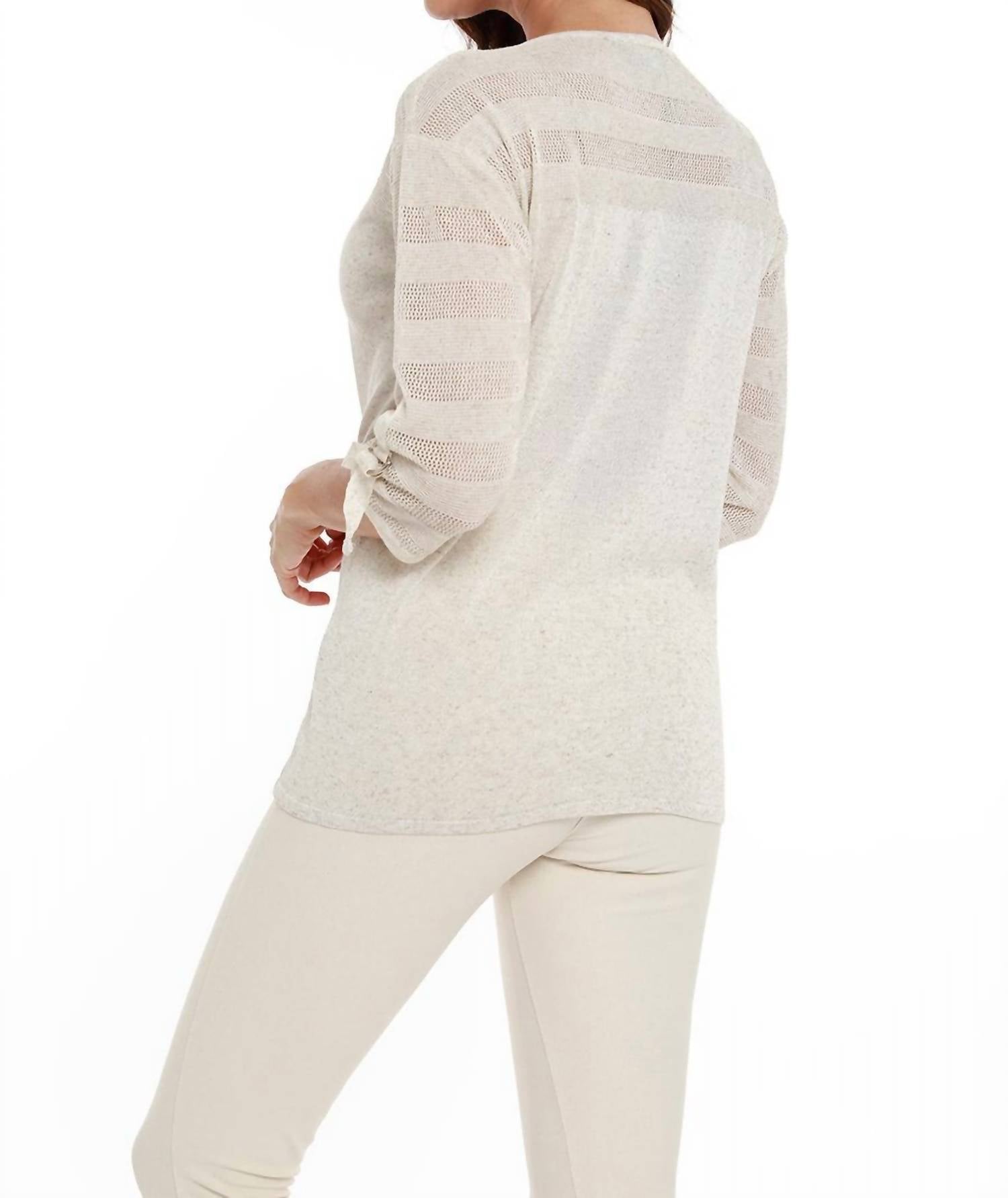 Linen V-Neck Top
