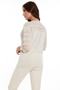 Linen V-Neck Top