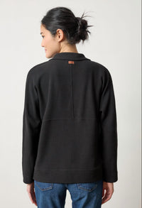 Lilla P - Dolman Oversized Half Zip Top