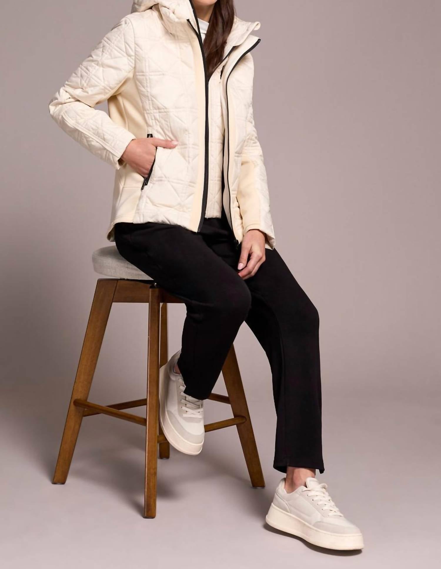 Tribal - Removable Hood Puffer Jacket