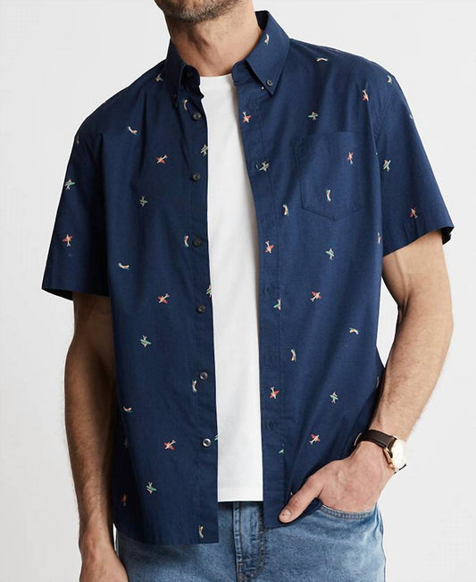 Jachs New York - Bay Oxford Short Sleeve Shirt