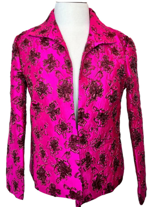 Grace Chuang - Hot Pink Short Jacket