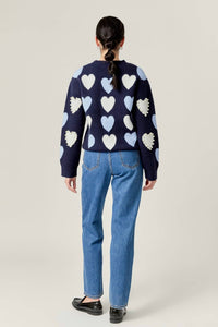 English Factory - Dolly Heart And Pearl Sweater