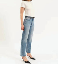 Daze - Smarty High Rise Slim Straight Pants