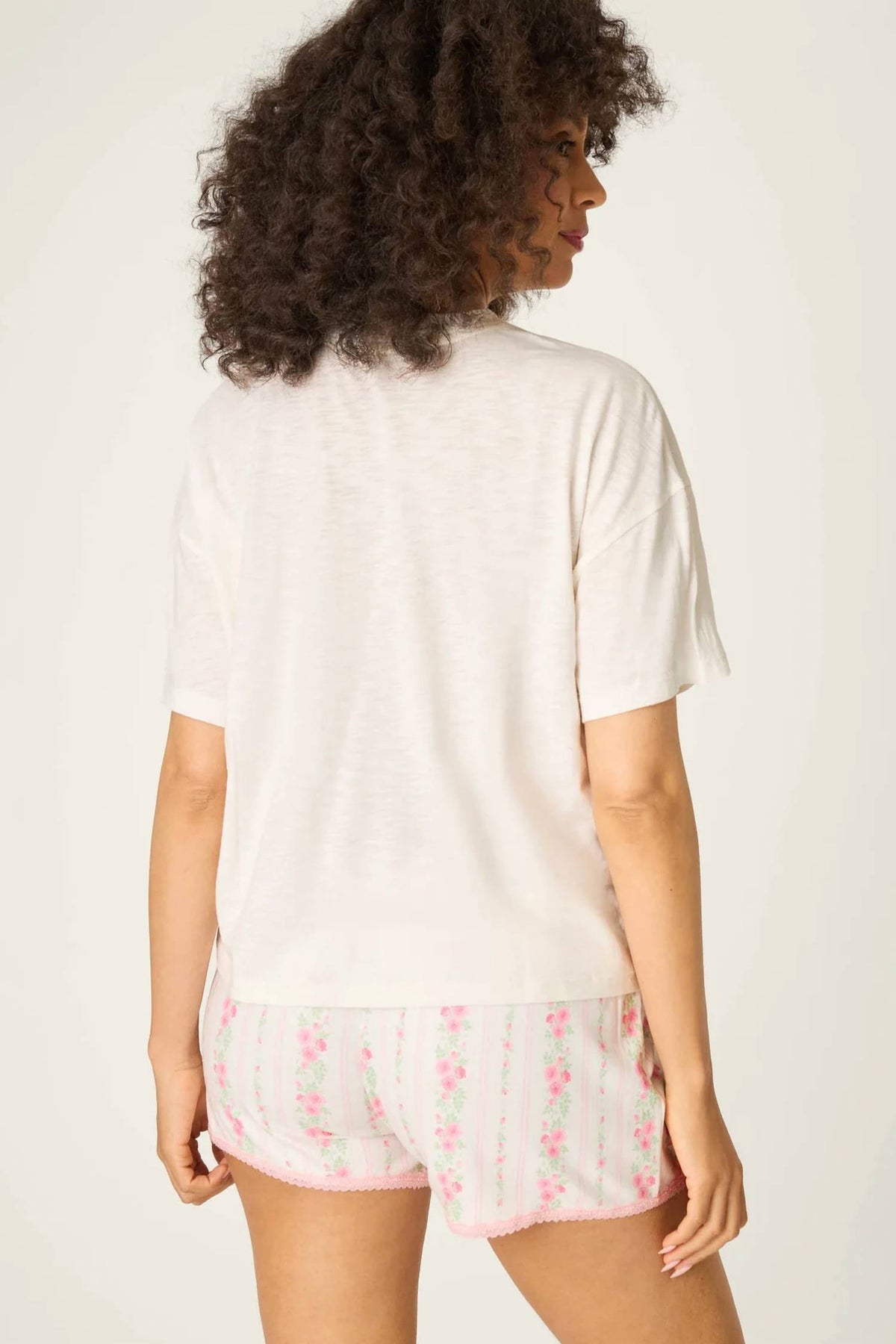 Pj Salvage - Roses Are Pink Heart Bloom Graphic T-Shirt