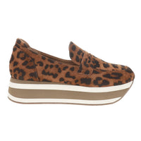 Corkys Footwear Women's Sheesh Platform Shoes in leopard - women's flats - detail view