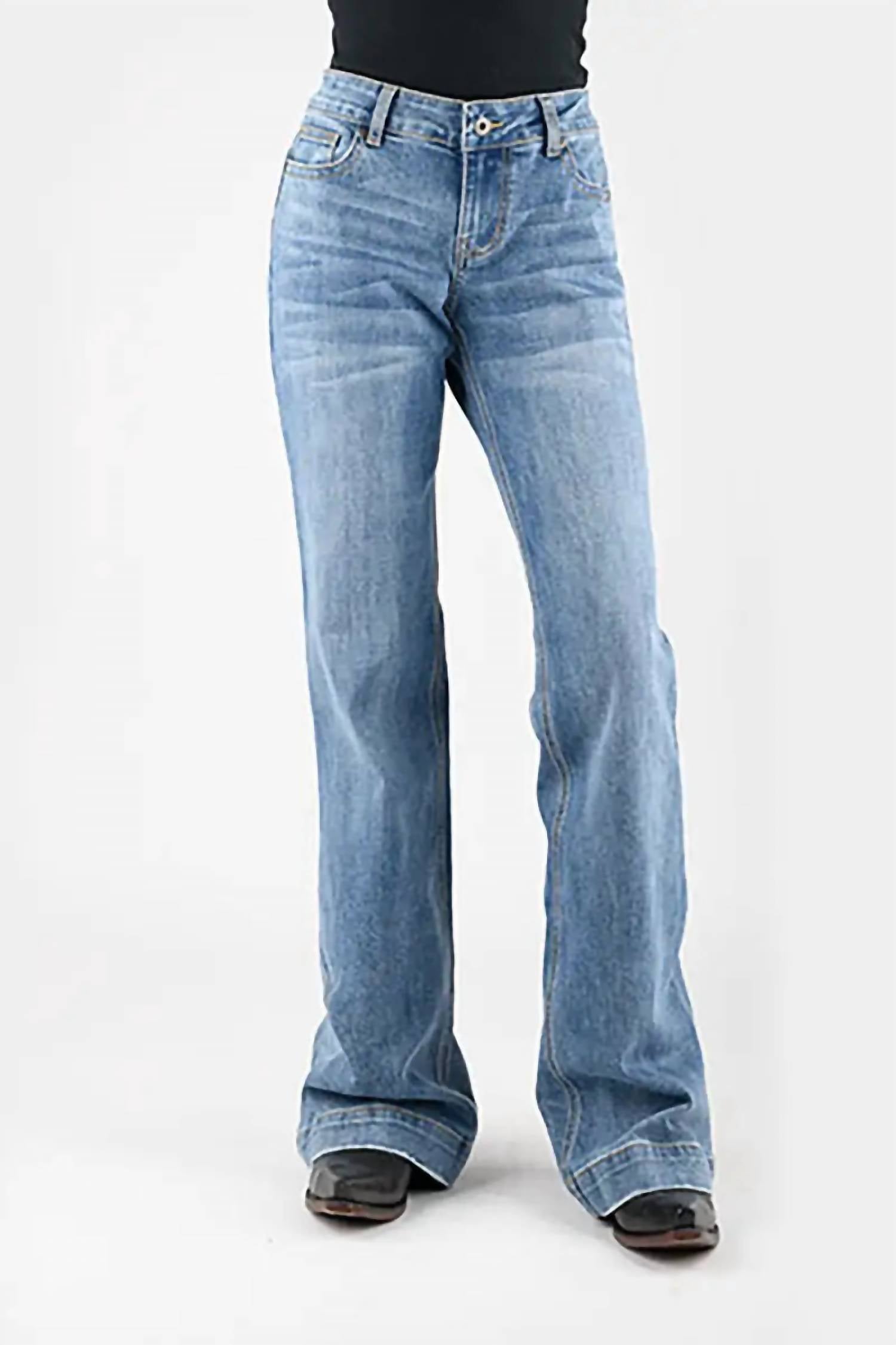 Stetson - Women's Fit Trouser Style Back Welt Pocket Jeans