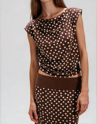 Free People - Heat Wave Polka Dot Skirt Set