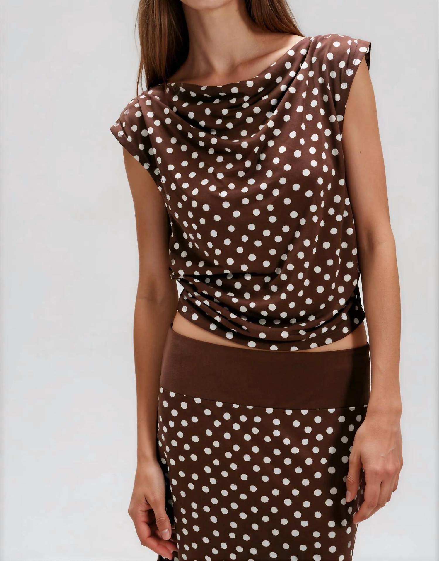 Free People - Heat Wave Polka Dot Skirt Set