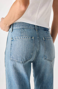 AMO Cate High Rise Cropped Jeans in pulse - women's jeans - view 4