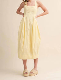 &Merci - Women's Tulip Hem Midi Dress
