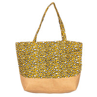 Judson & Co. - Leopard Print Canvas Tote Bag