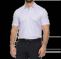 Flags & Anthem - Atmore Short Sleeve Wave Print Performance Polo