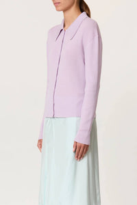 Plan C - Shirt Collar Merino Wool Cardigan