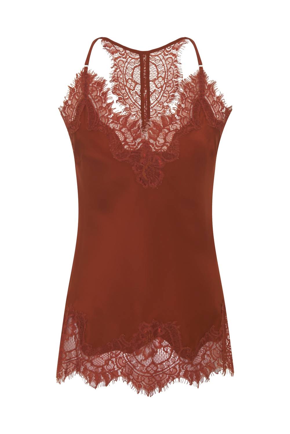 Gold Hawk - Women's Lucy Lace Silk Trim Cami