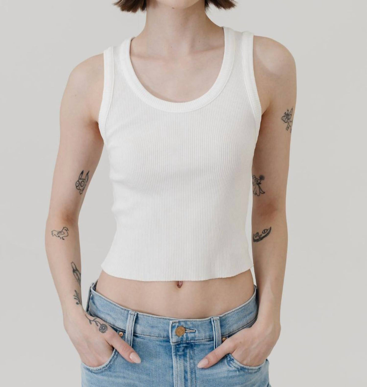 Agolde - Shrunken Poppy Tank Top