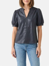 Thml - Faux Leather Top