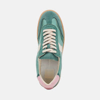 Dolce Vita Women's Notice Sneaker in green suede - women's sneaker - view 6